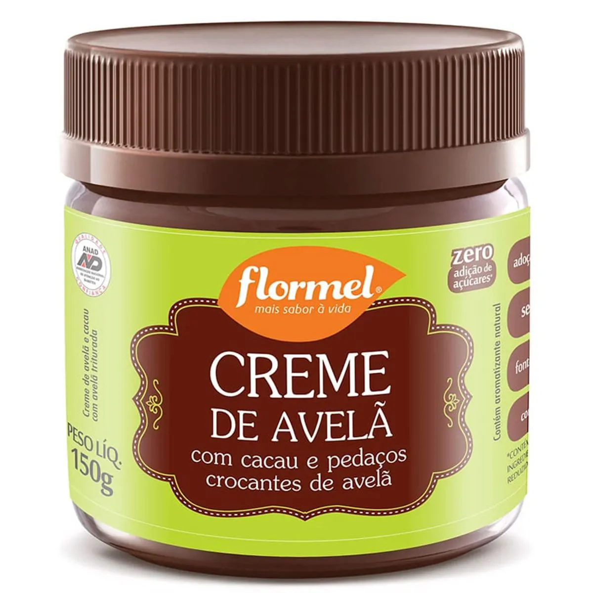 Creme de Avelã com Pedaços Flormel 150g