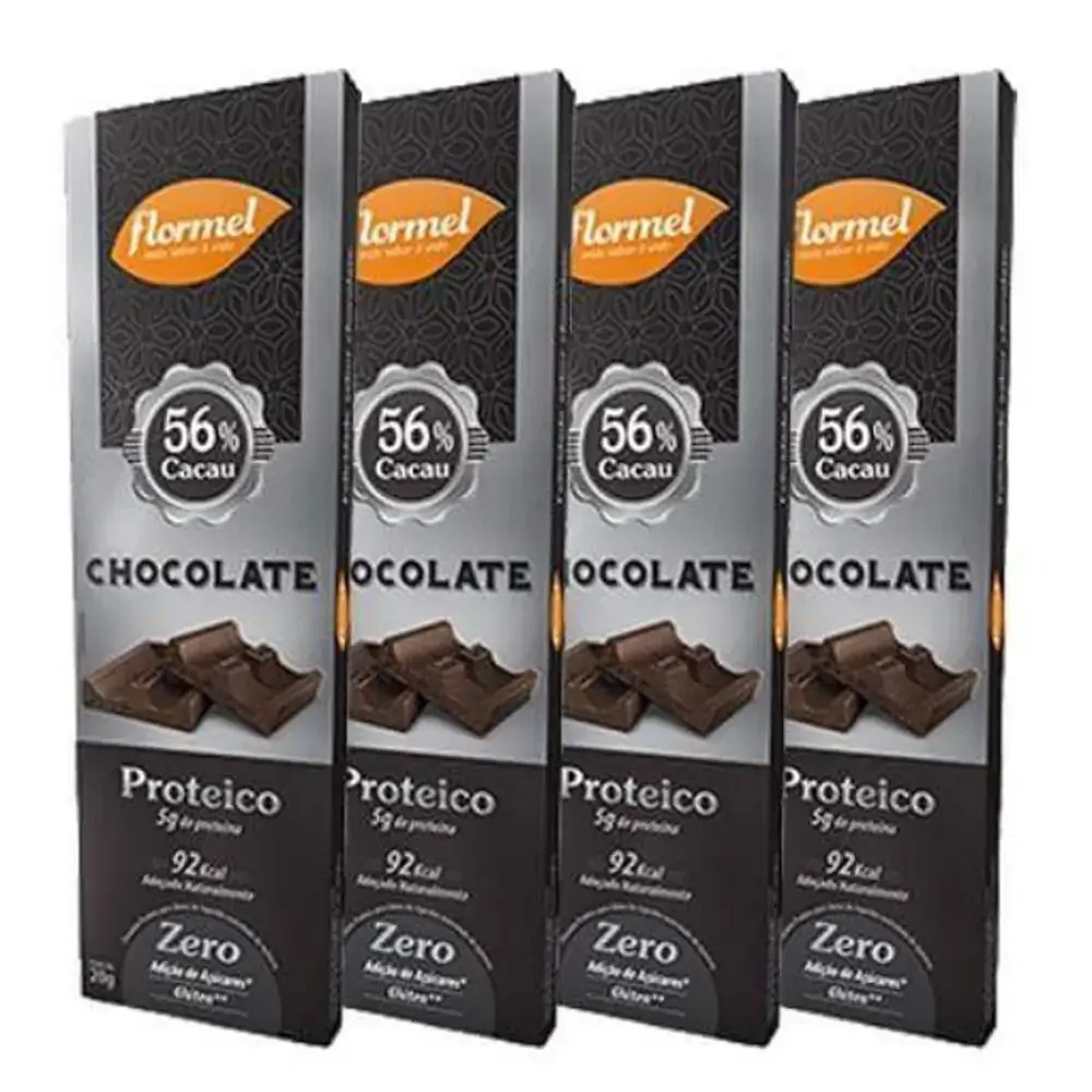 Chocolate 56 Cacau Proteico Zero 20g Flormel