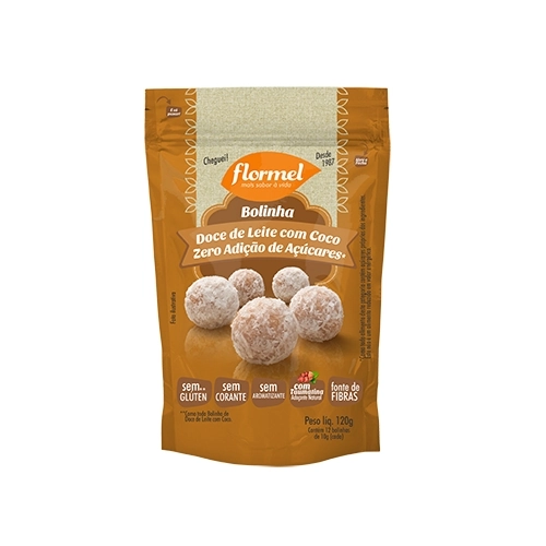 Doce Flormel 120g Bolinha Doce Leite C/ Coco