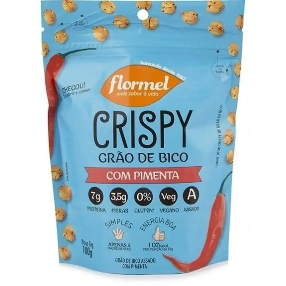 Crispy Com Pimenta Flormel 100g Mix Ideal