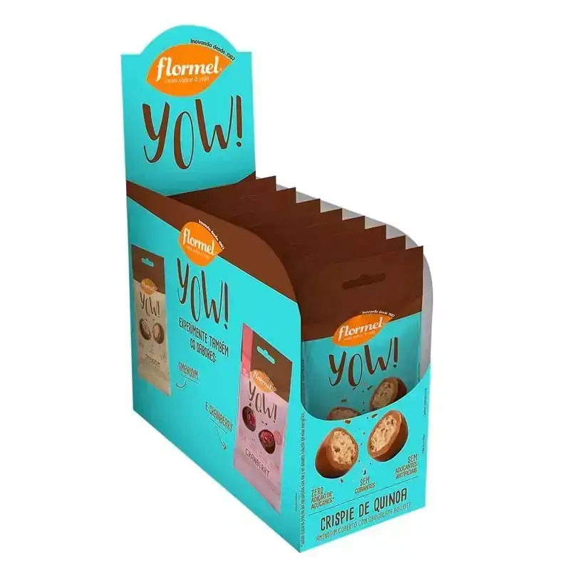Yow Crispie de Quinoa 8x35g - Flormel