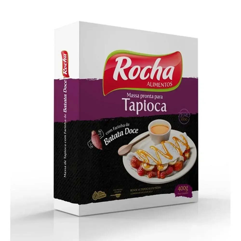Massa Tapioca Rocha 400g C/bat Doce