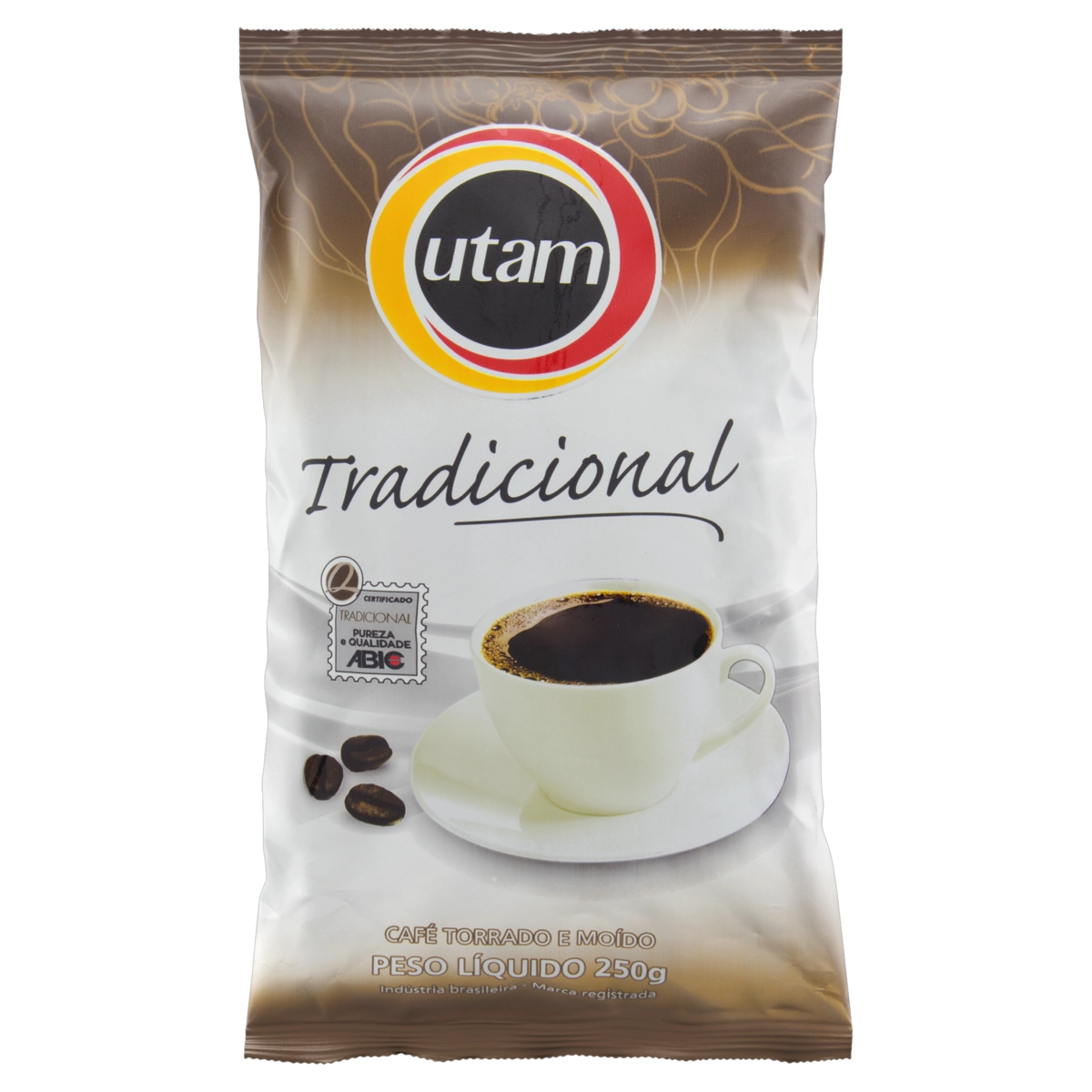 Café Torrado E Moído Tradicional Utam Pacote 250g