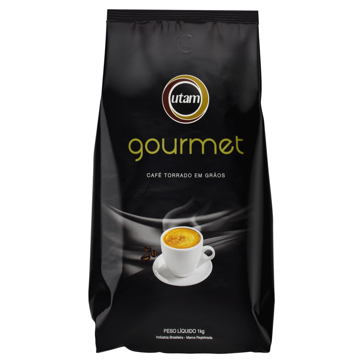 Café Torrado Em Grãos Utam Gourmet Pacote 1kg