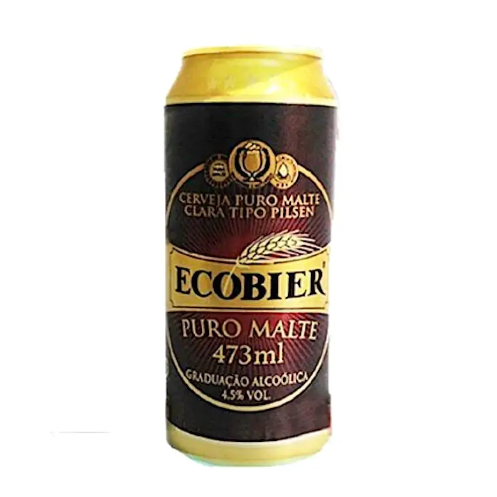 Cerveja Ecobier Puro Malte 473 Ml Lata C/ 12