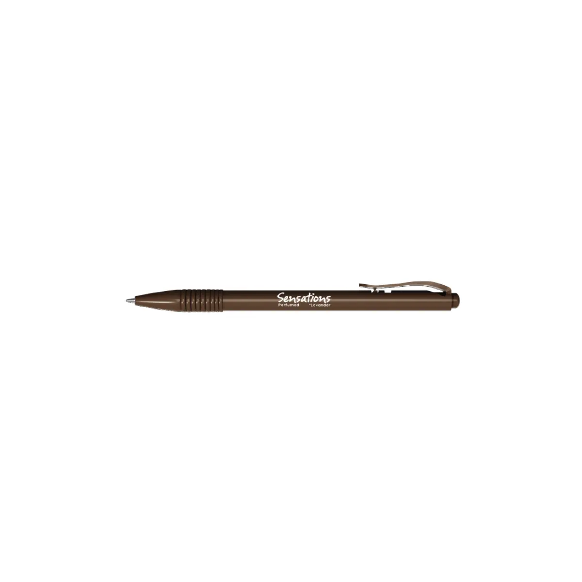 Caneta Gel 0.7mm Retratil Newpen Sensations Perfumada Marrom