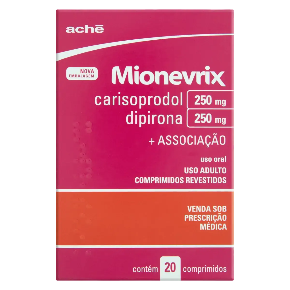 Mionevrix Aché Caixa 20 Comprimidos Revestidos
