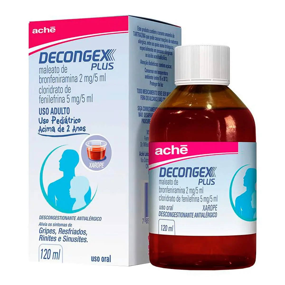 Xarope Decongex Plus Aché Caixa 120ml