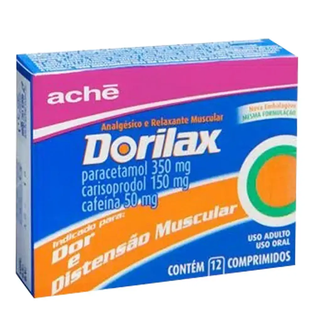 Dorilax Aché Caixa 12 Comprimidos