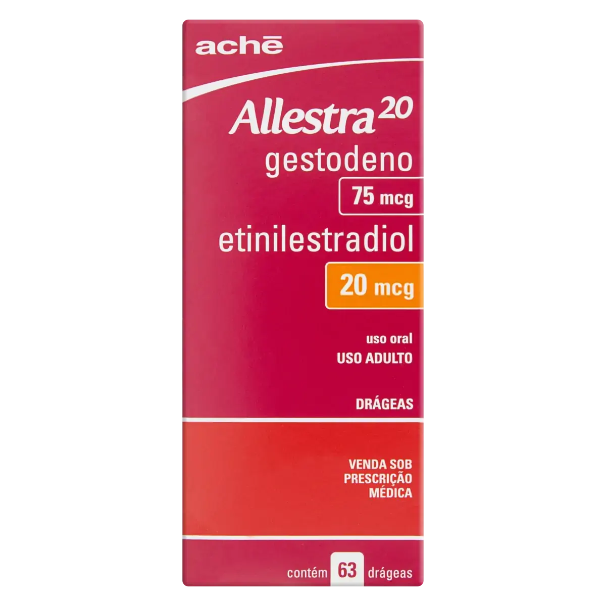 Allestra 20mcg Aché Caixa 63 Drágeas