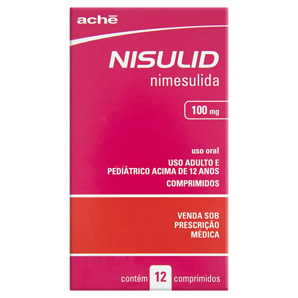 Nisulid 100mg Aché Caixa 12 Comprimidos