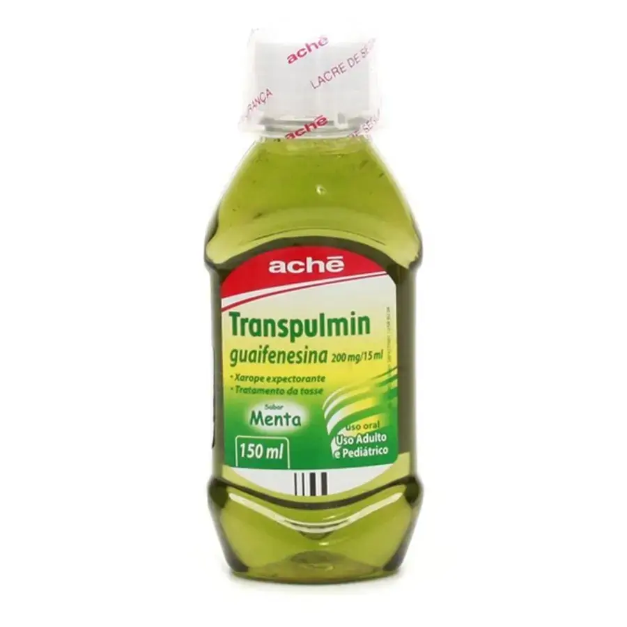 Xarope Transpulmin 200mg/15ml Menta Aché Caixa 150ml