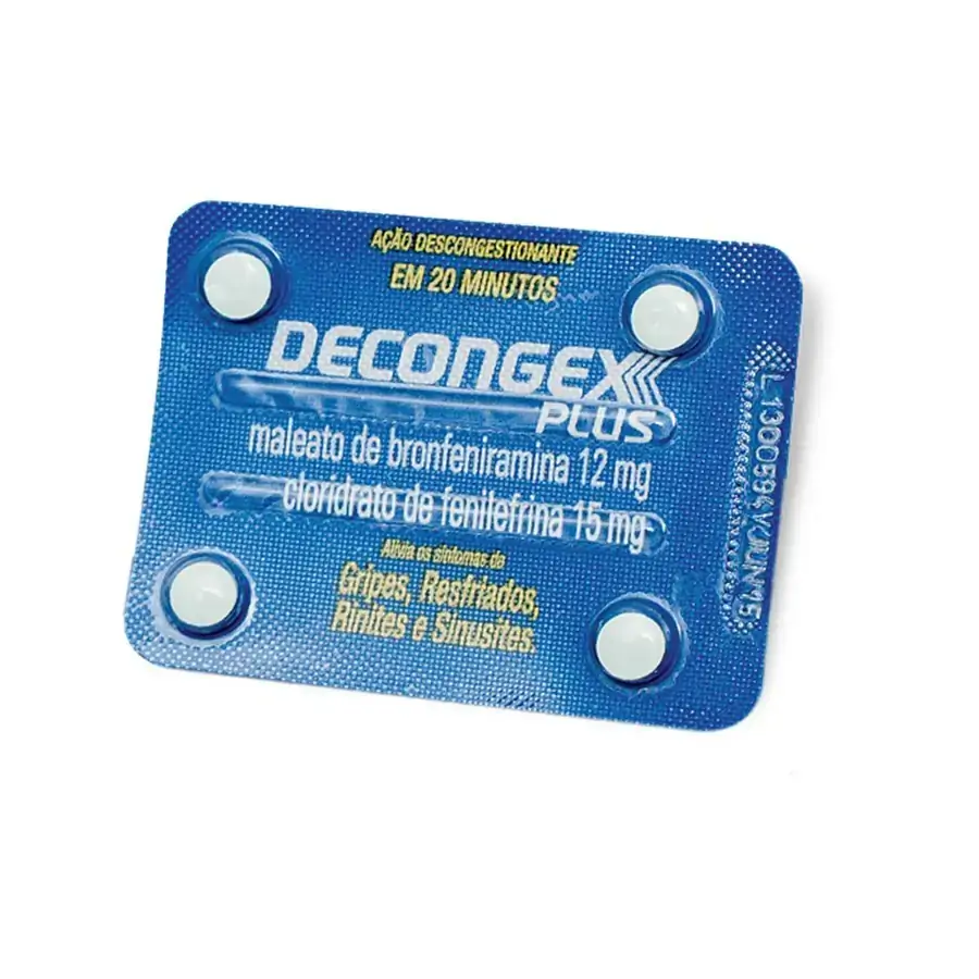 Decongex Plus Aché 4 Comprimidos