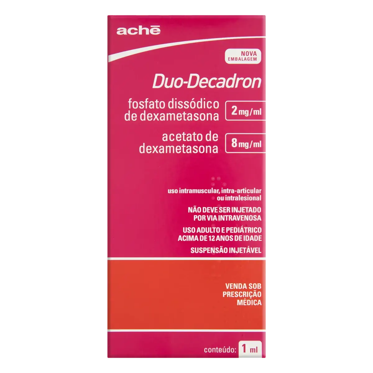 Duo Decadron Aché Caixa 1ml Suspensão Injetável