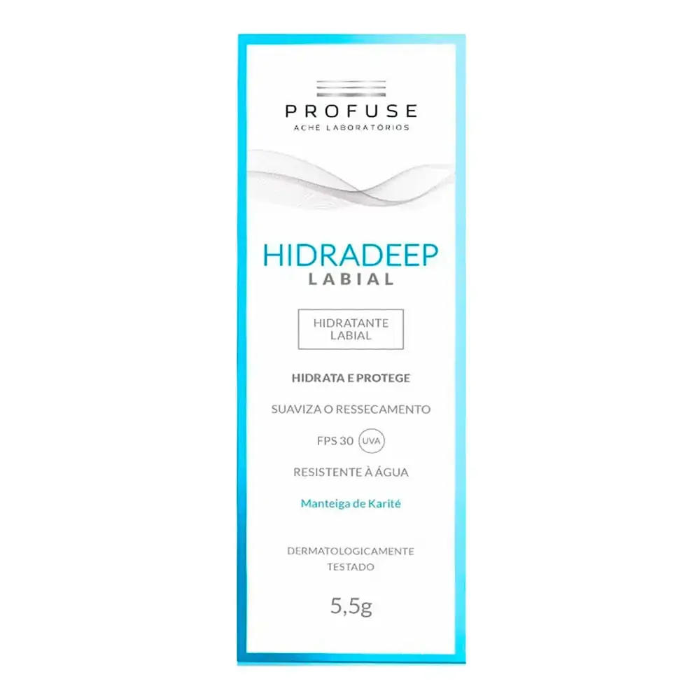 Protetor Labial Profuse Hidradeep Manteiga De Karité Fps 30 Com 5,5g