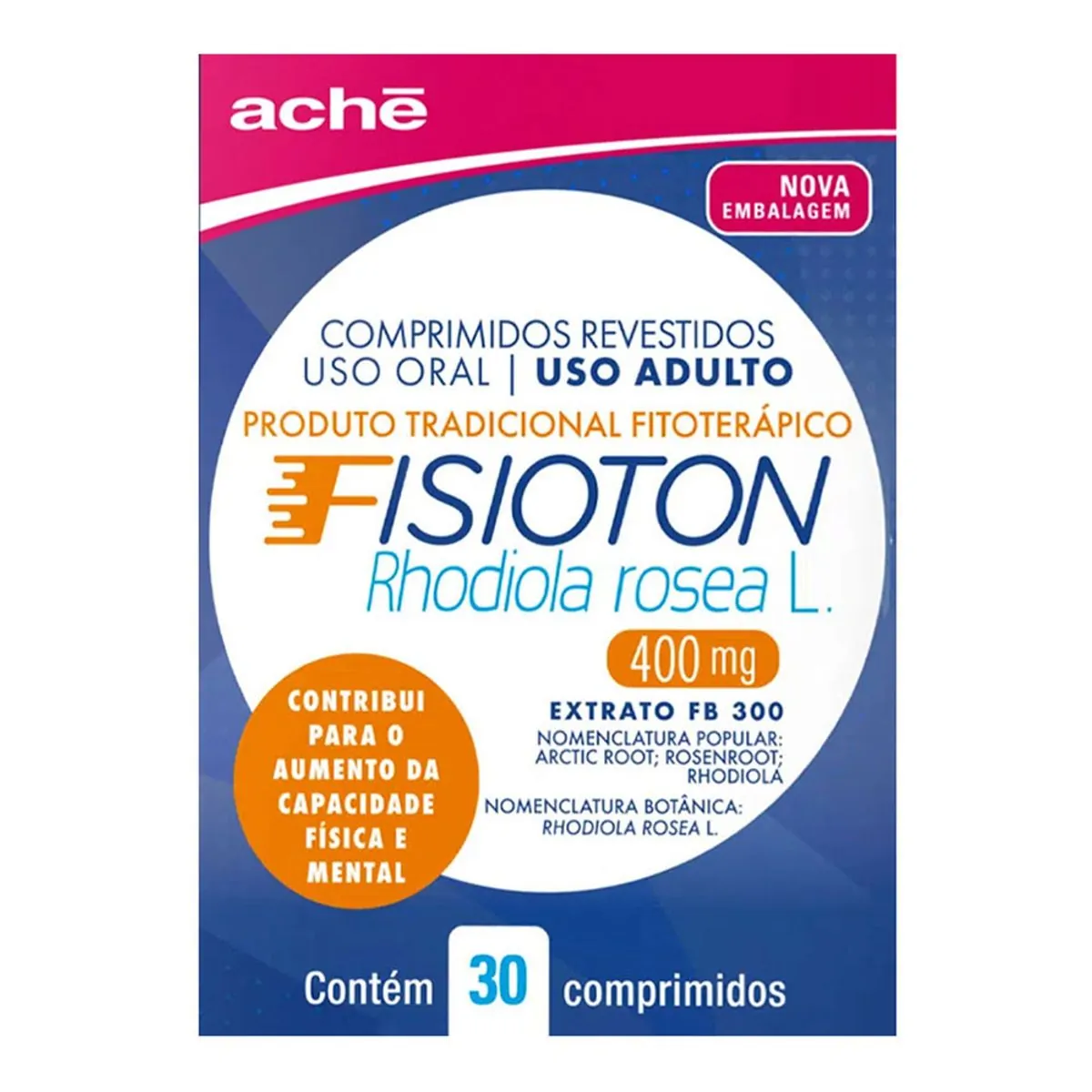 Fisioton 400mg Aché Caixa 30 Comprimidos Revestidos