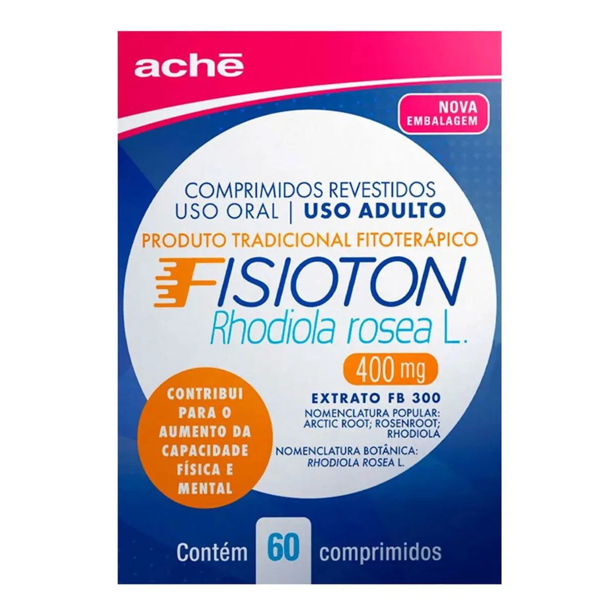 Fisioton 400mg Aché Caixa 60 Comprimidos Revestidos
