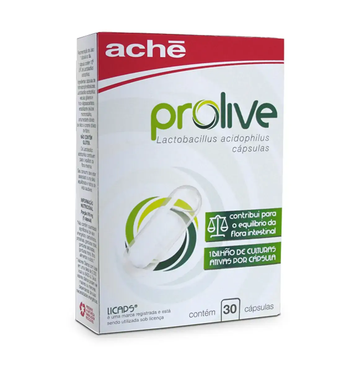 Prolive 55 Mg 30 Cápsulas Aché Similar
