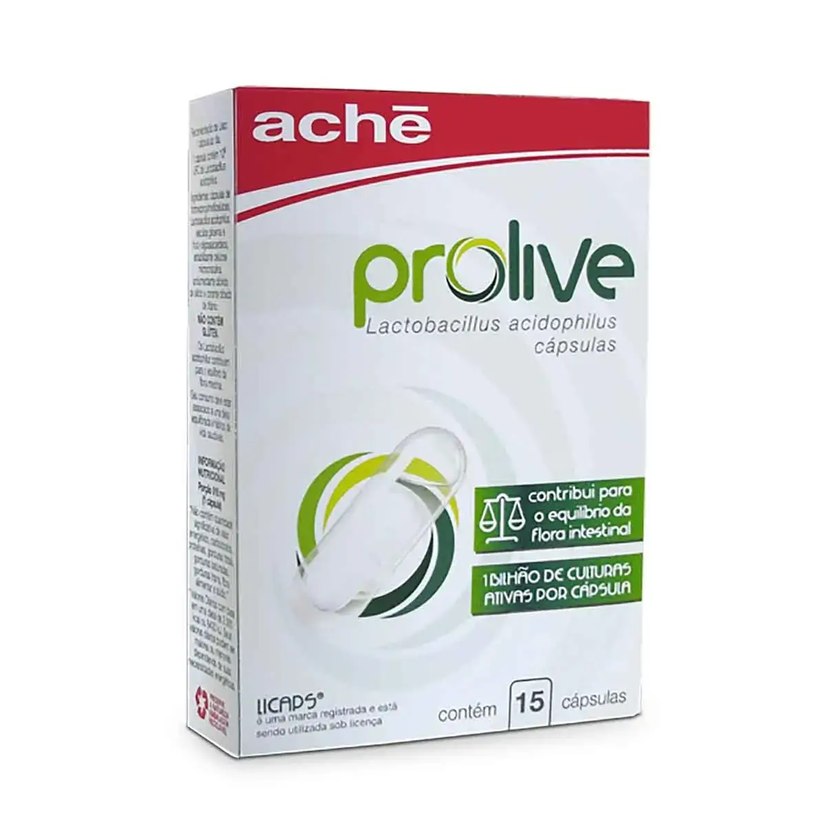 Prolive 55 Mg 15 Cápsulas Aché Similar