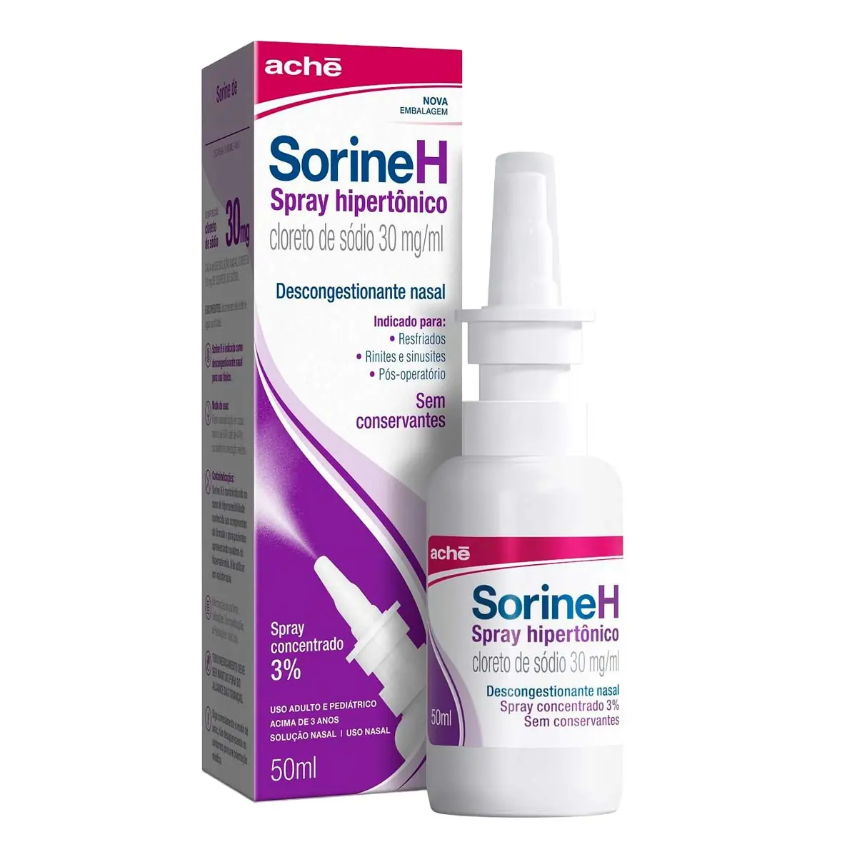Sorine H Spray 30mg/ml Aché Caixa 50ml