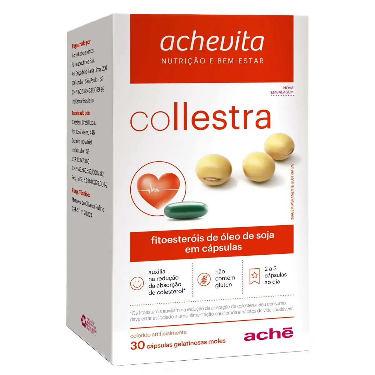 Collestra 650mg C/ 30 Cápsulas