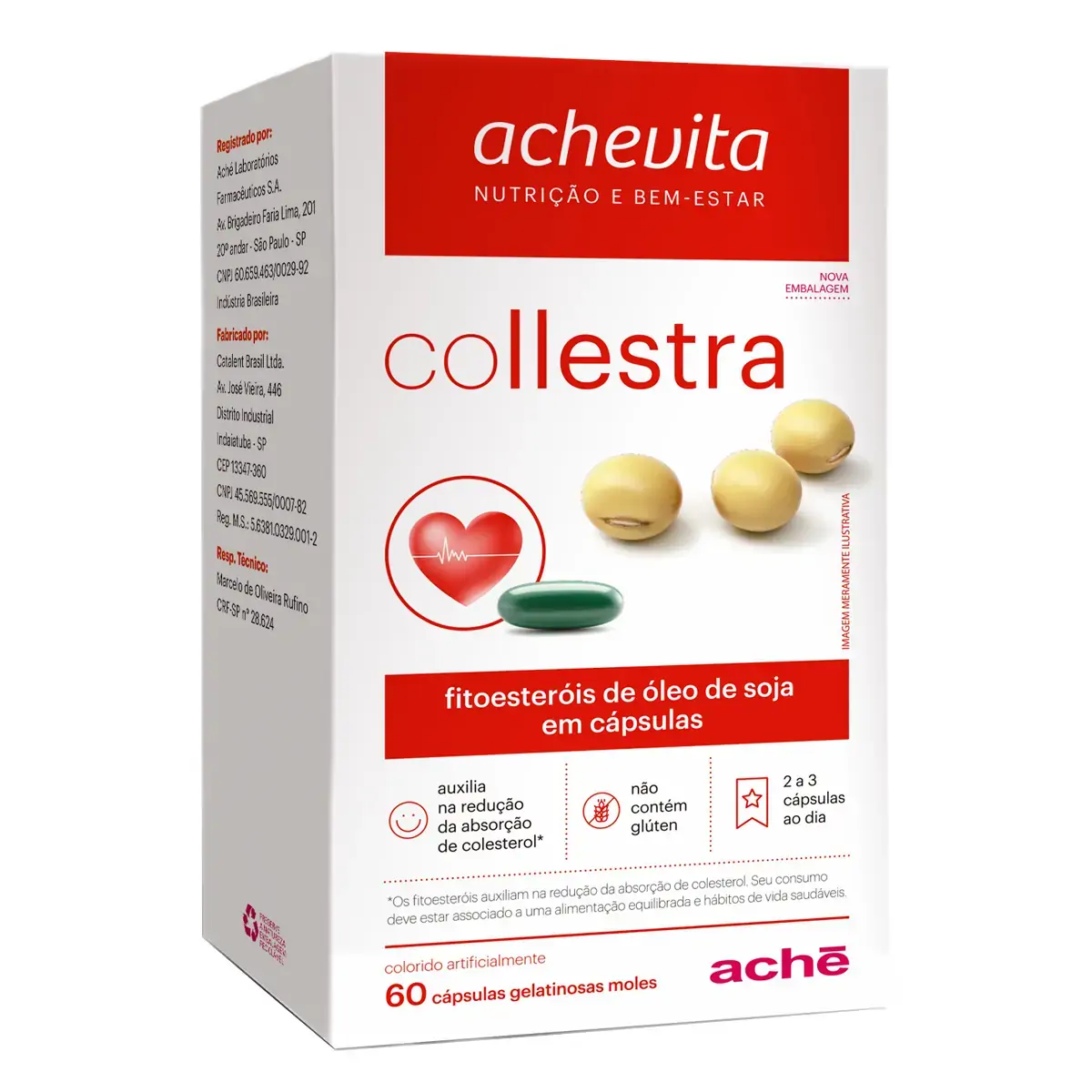 Collestra 650mg C/ 60 Cápsulas