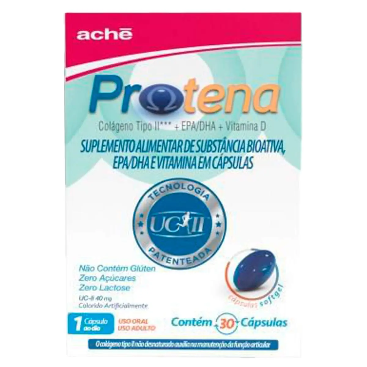 Protena Aché Caixa 30 Cápsulas