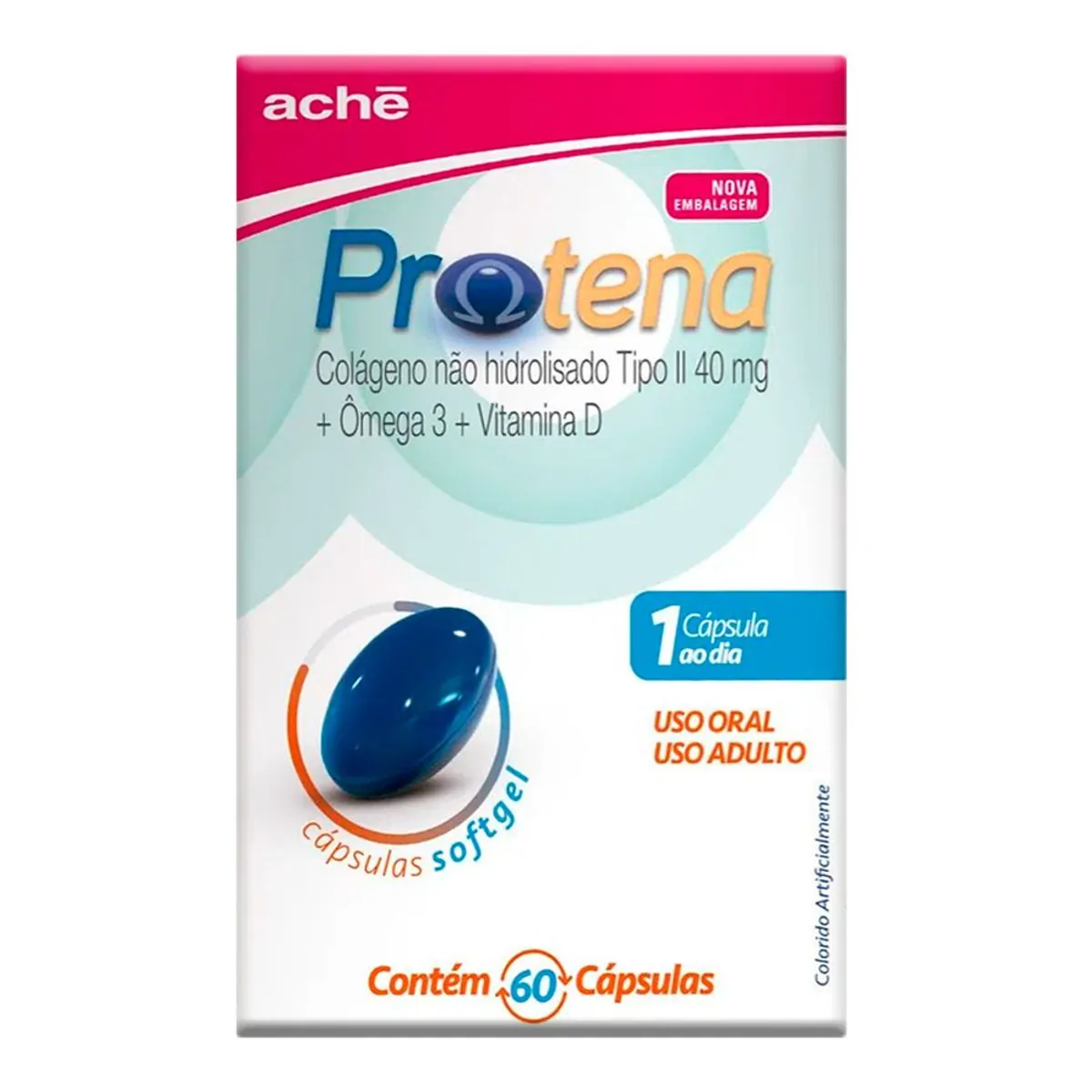 Protena Aché Caixa 60 Cápsulas