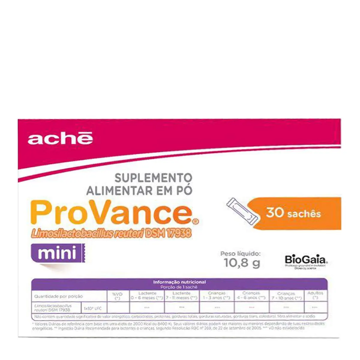 Suplemento Alimentar em Pó Provance Mini com 30 Sachês