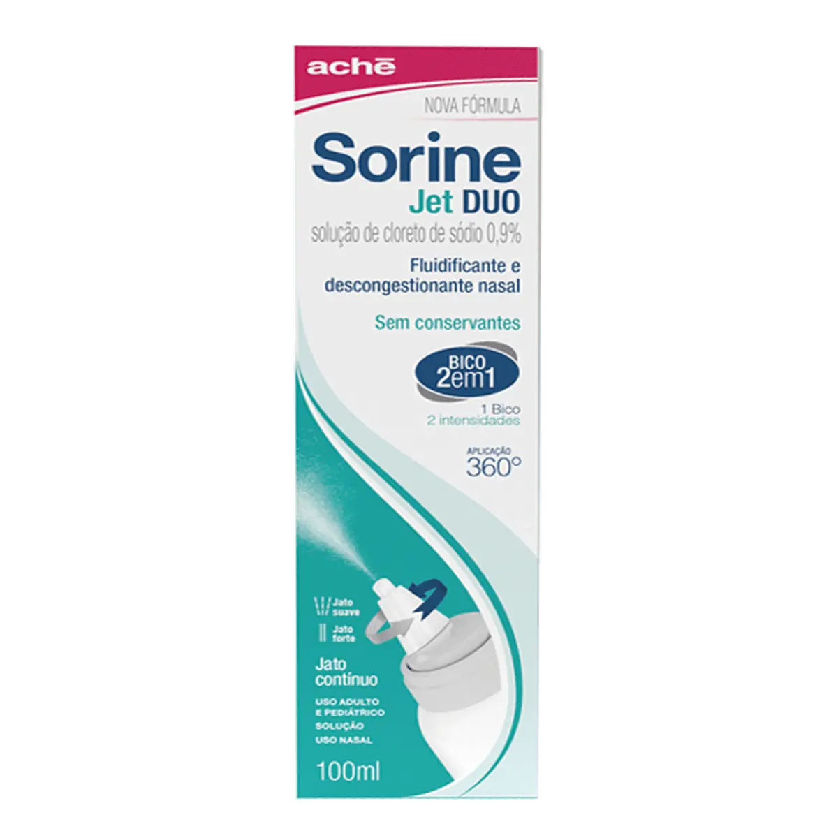 Cloreto De Sódio Sorine Jet Duo Caixa 100ml Solução