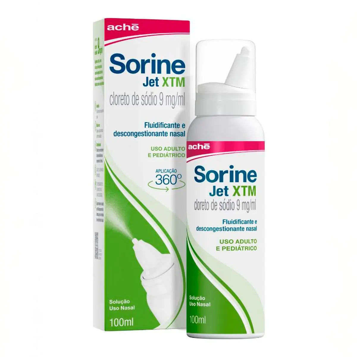 Descongestionante E Fluidificante Nasal Sorine Jet Xtm Caixa 100ml Solução
