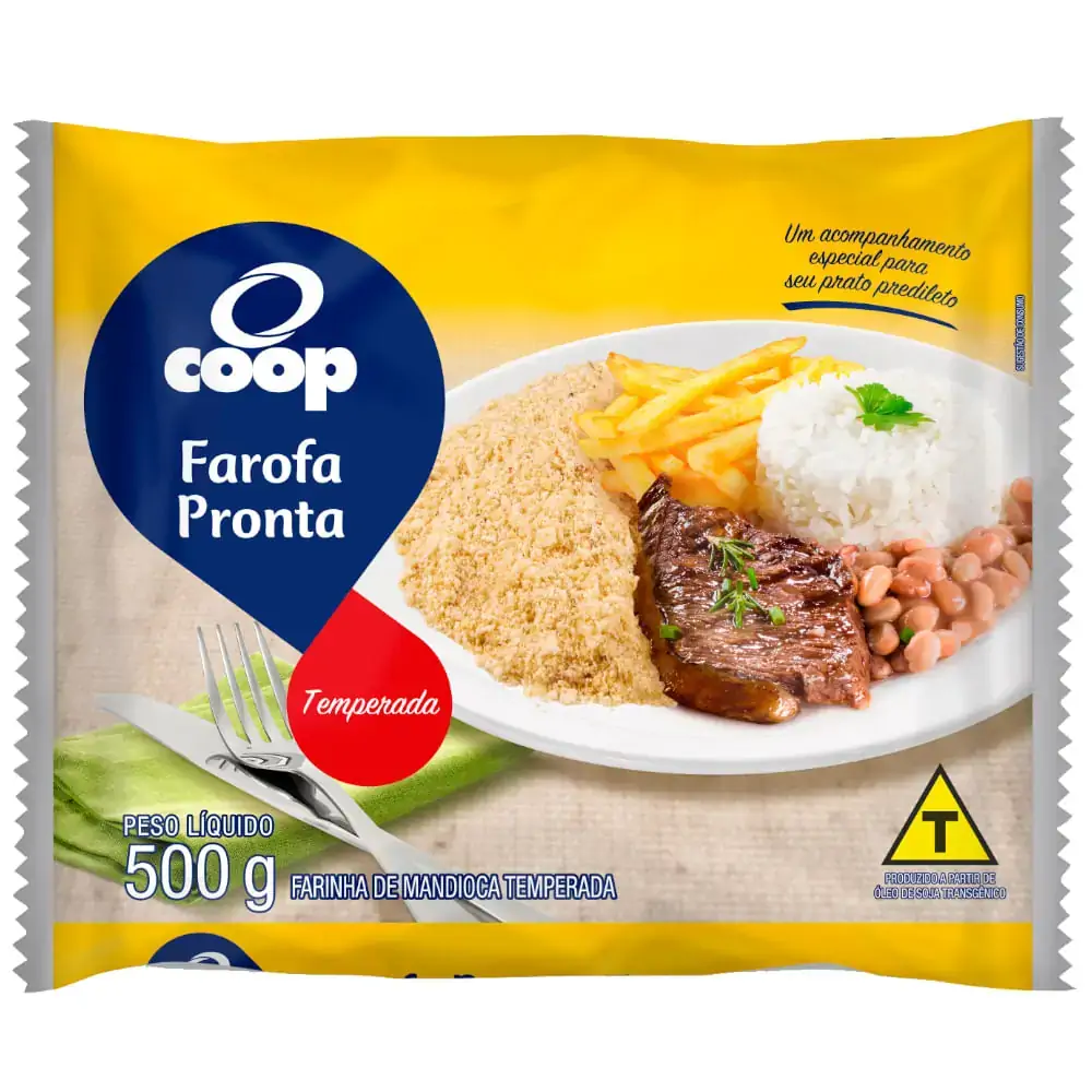 Farofa Pronta Temp Coop 500g