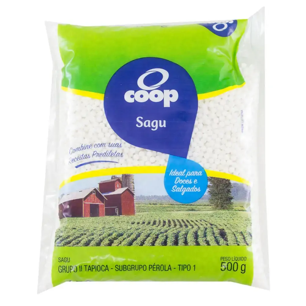 10753 Sagu De Mandioca Coop 500 G Und