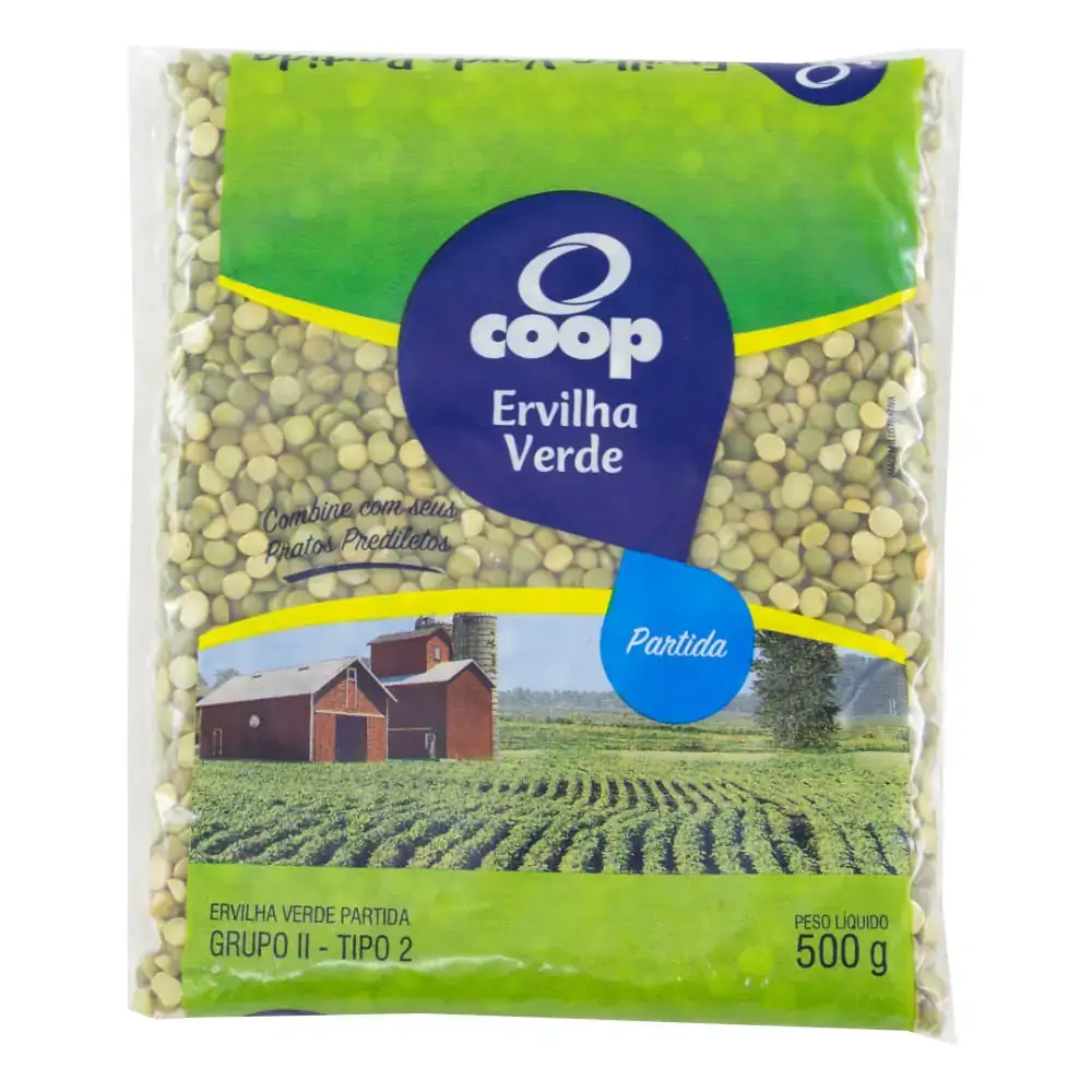 Ervilha Partida Coop 500g