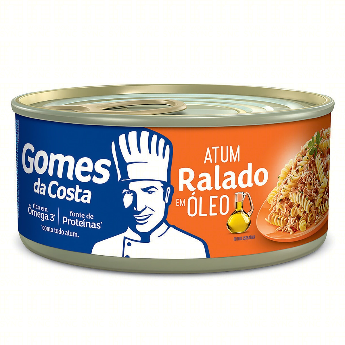Atum Ralado Em óleo Gomes Da Costa Lata 170g