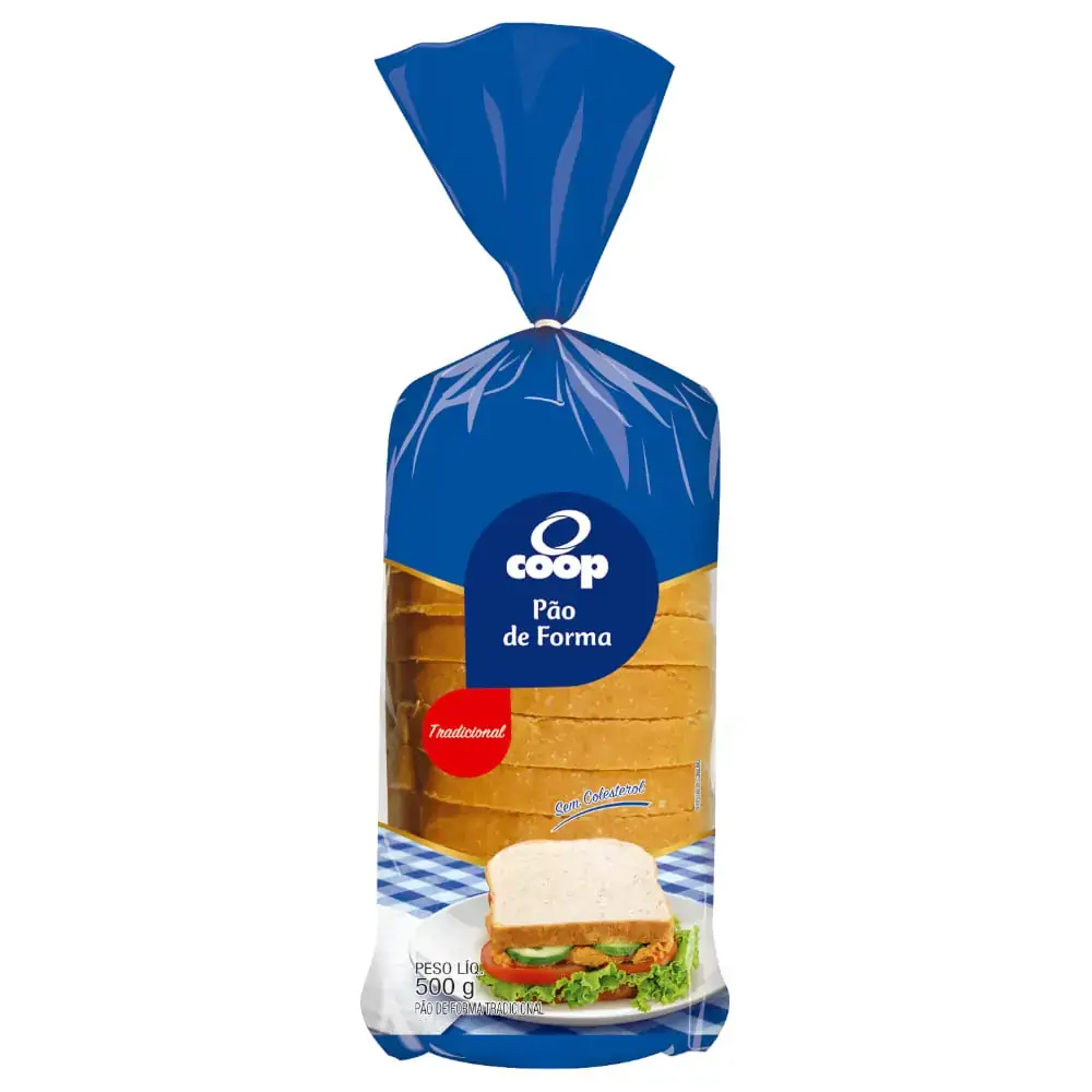 Pao Coop Plus 500gr Tradicional
