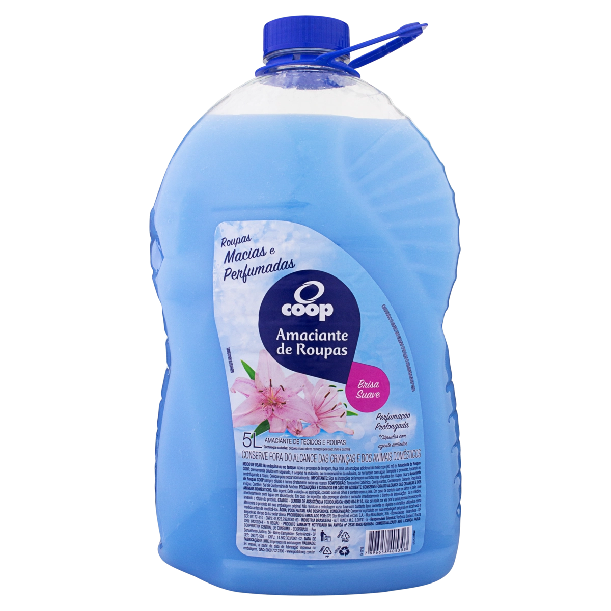 Amaciante De Roupa Diluído Brisa Suave Coop Galão 5l