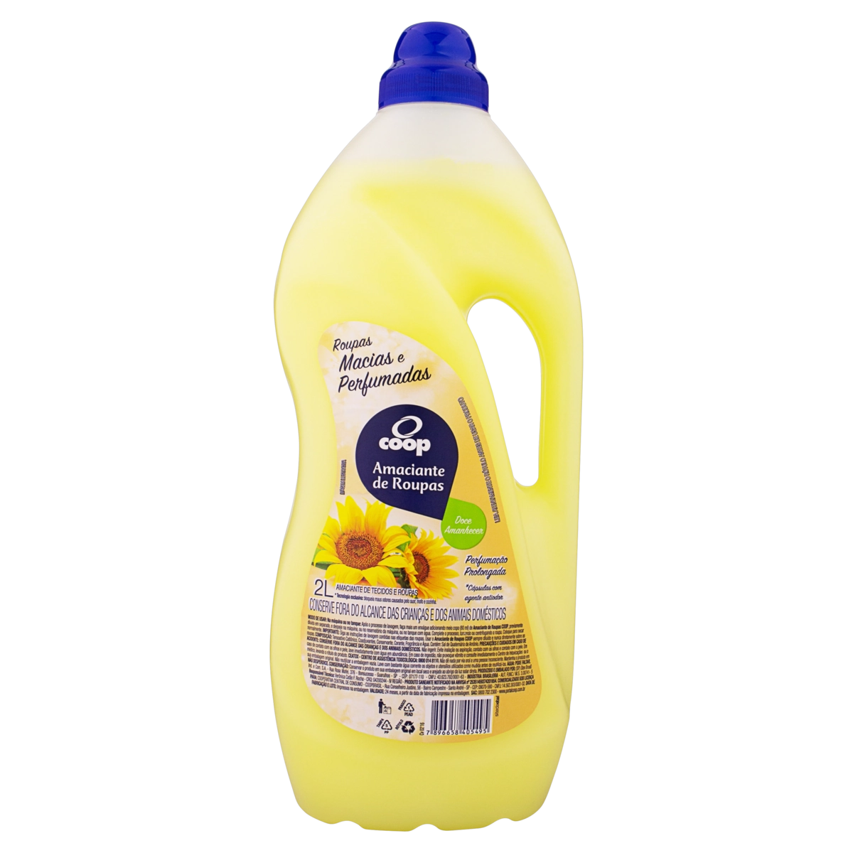 Amaciante De Roupa Diluído Doce Amanhecer Coop Frasco 2l