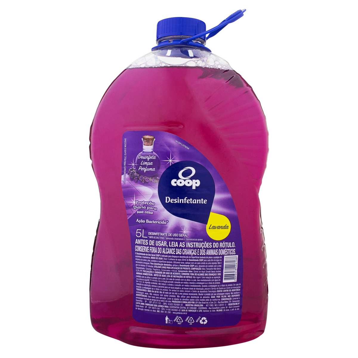 Desinfetante Bactericida Lavanda Coop Galão 5l