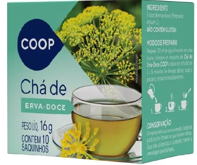 Cha Erva Doce Coop 16g Cx 20