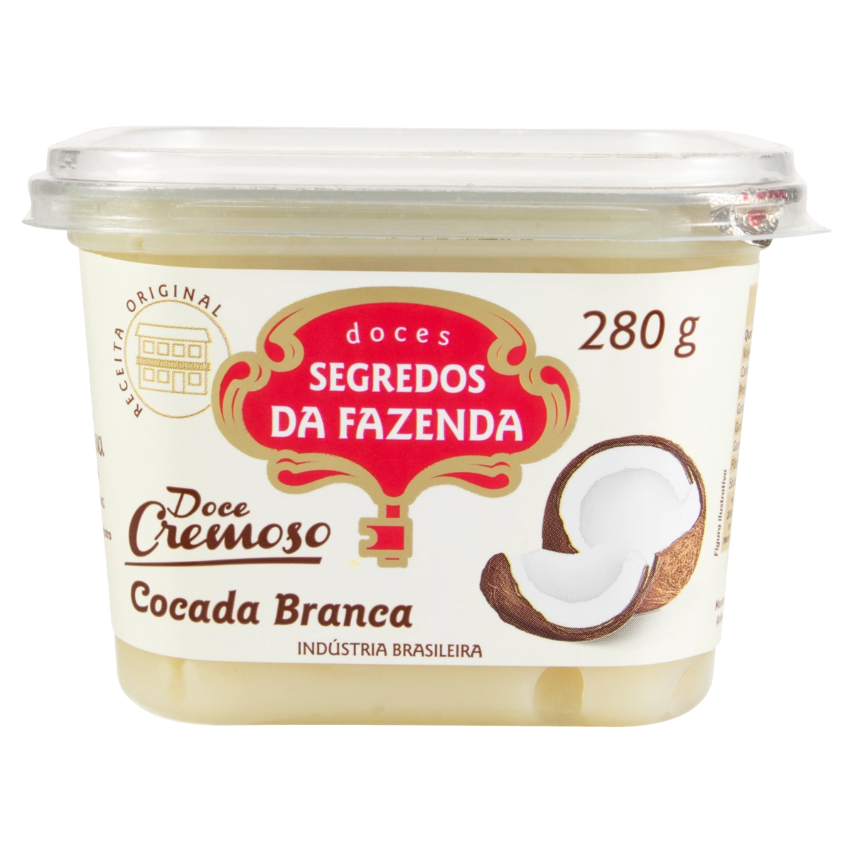 Cocada Branca Cremosa SEGREDOS DA FAZENDA Pote 280g