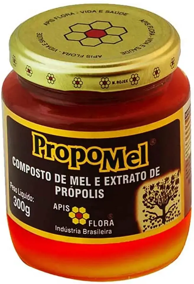 Composto De Mel E Propolis 300g Distribuidora Mundo Verde
