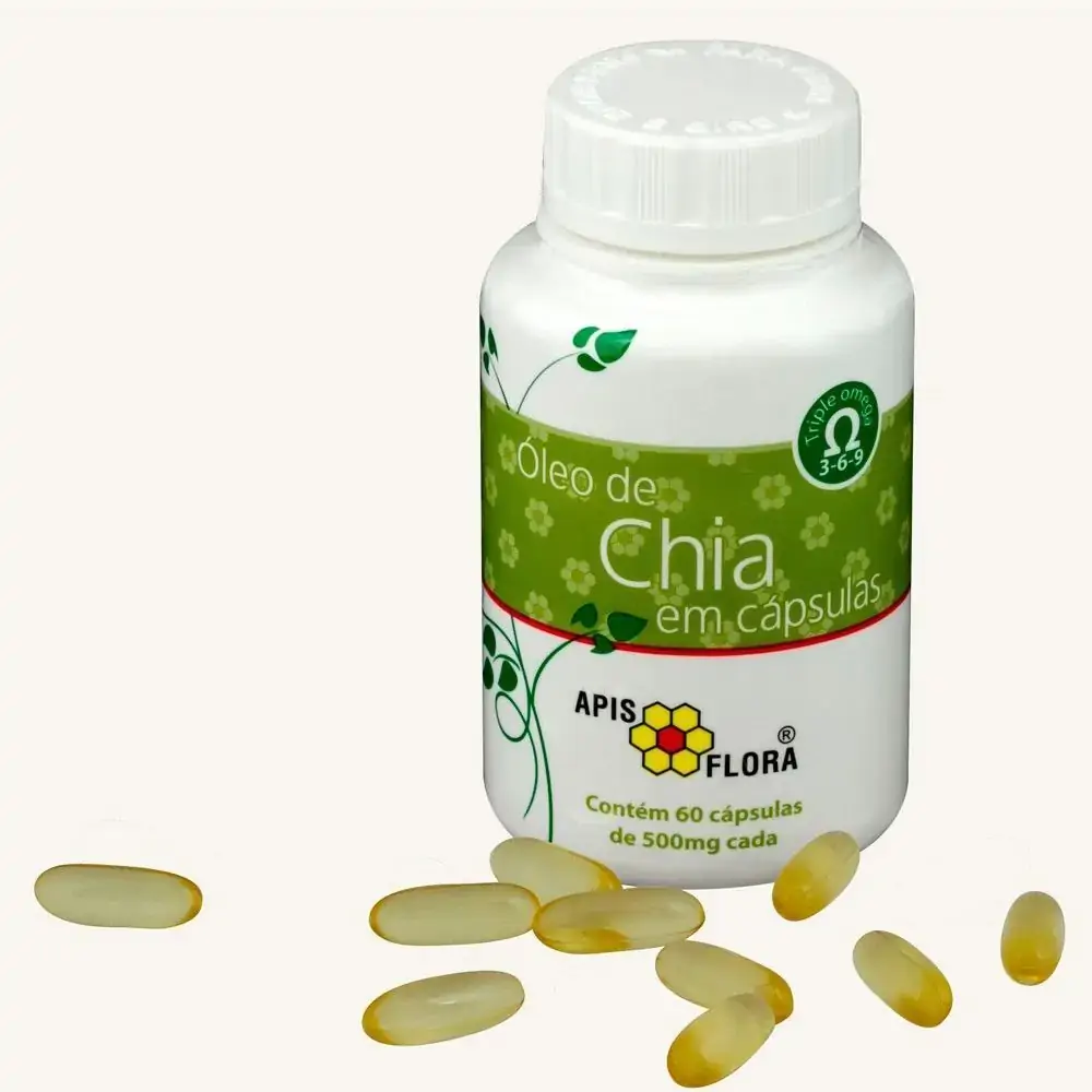 Oloeo De Chia 60 Caps 500mg Apis Flora