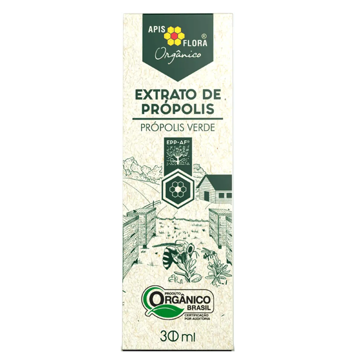 Extrato de Própolis Verde Orgânico 30ml Gotas
