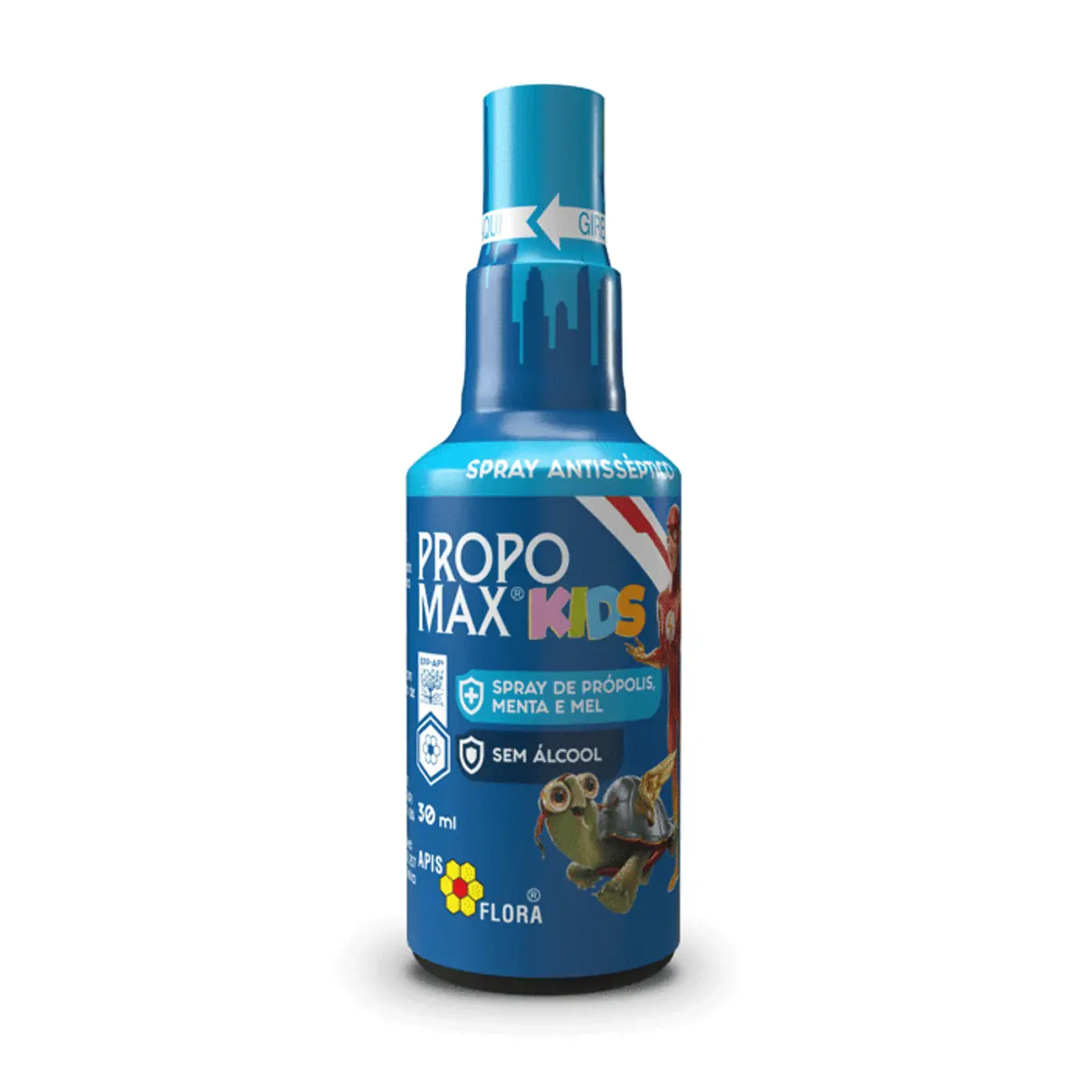 Extrato De Própolis Menta E Mel League Of Superpets Apis Flora Propomax Kids Frasco 30ml Spray