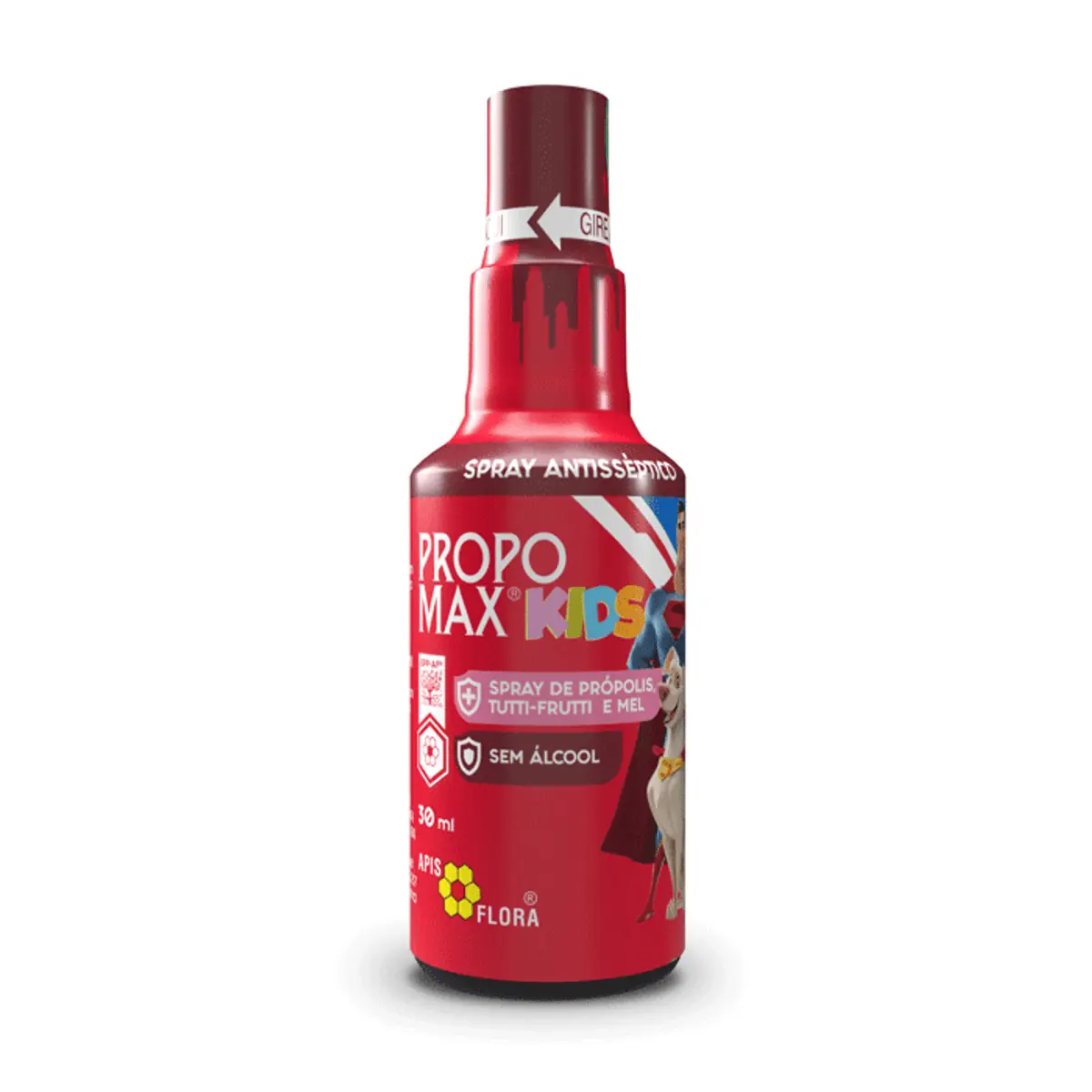 Extrato De Própolis Tutti Frutti E Mel League Of Superpets Apis Flora Propomax Kids Frasco 30ml Spra