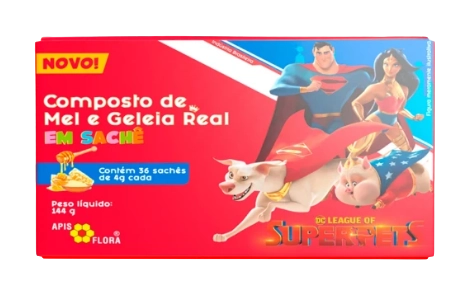 Mel Apis Flora C/geleia Real Kids Sachet 144g