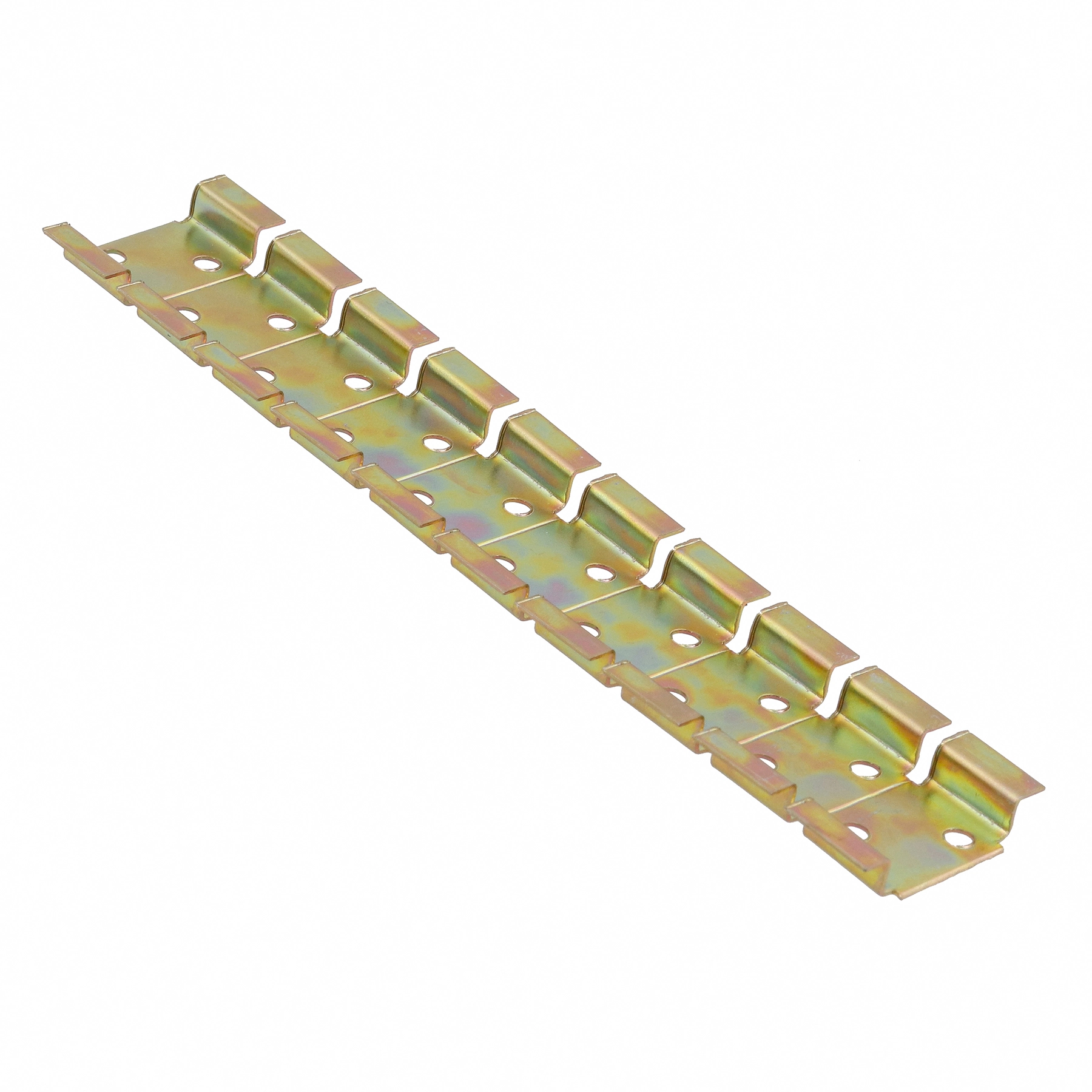Suporte de Metal Bicromatizado para 10 Disjuntores DIN