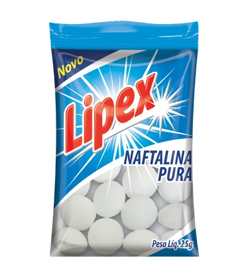 Naftalina Lipex 25 Gramas