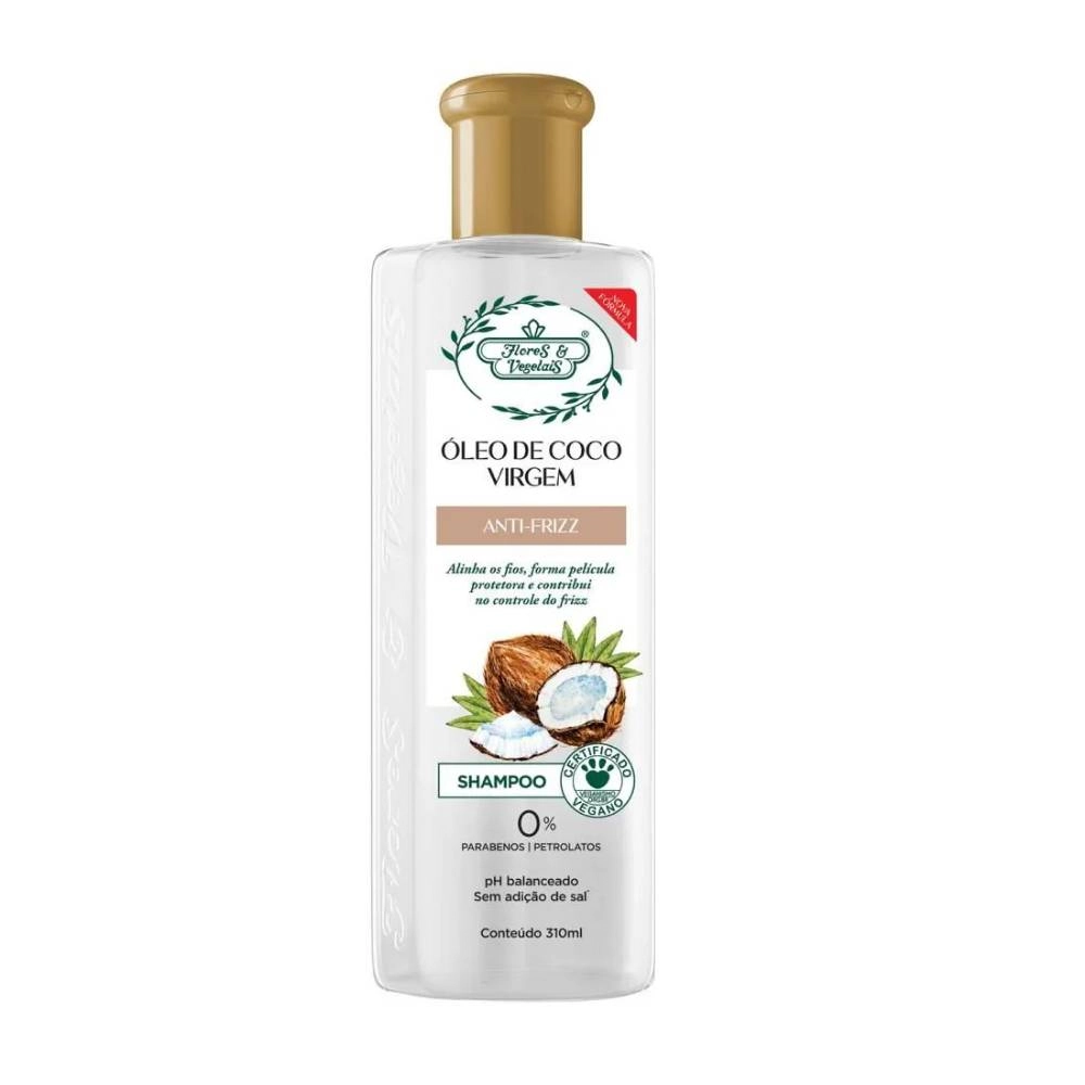 Shampoo Flores e Vegetais 310ml Anti Quebra